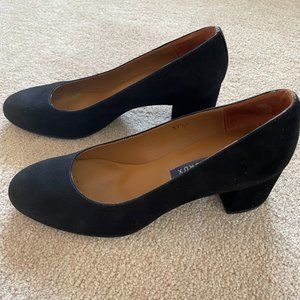 Margaux black suede The Heel 37.5  7.5